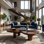 Handcrafted Wooden Live Edge Low Table For Living Room Home Decor