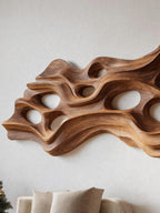 Large Organic Sculptural Wall Art For Holiday Decor