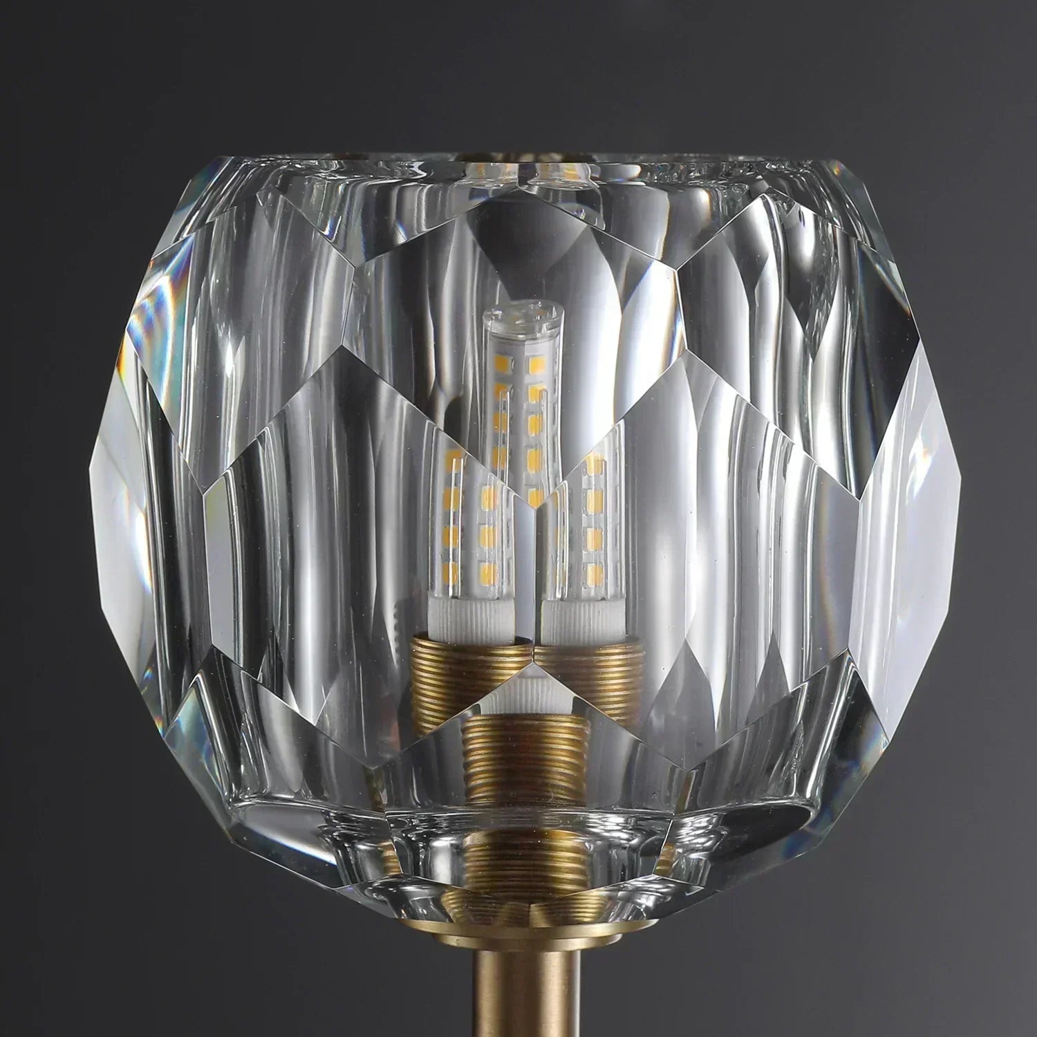 Boule De Radiant Crystal Short Wall Sconce