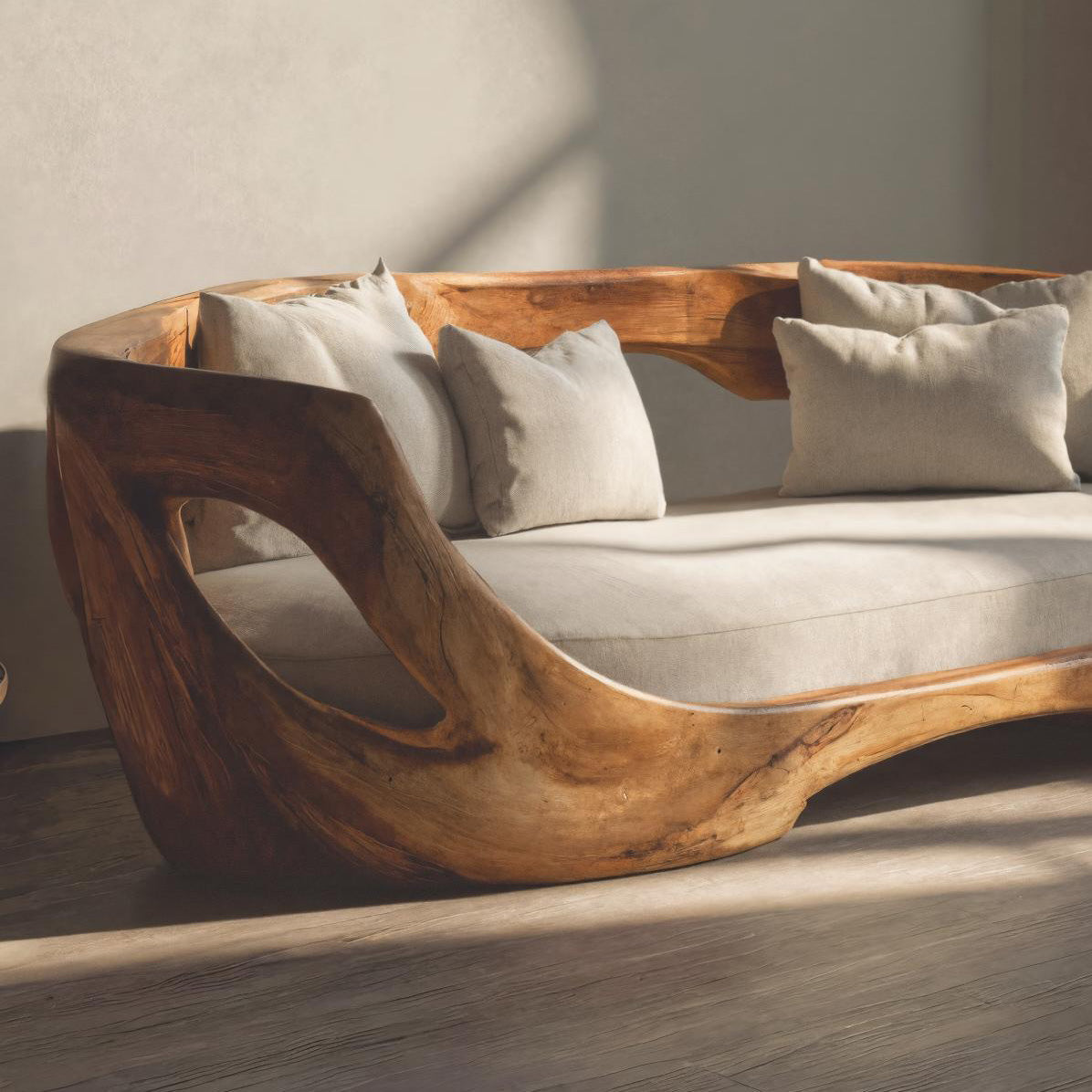Modern Curved Sofa For Living Room Or Bedroom
