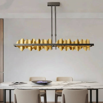 buyRivaro Brass Linear Chandelier - Morsale