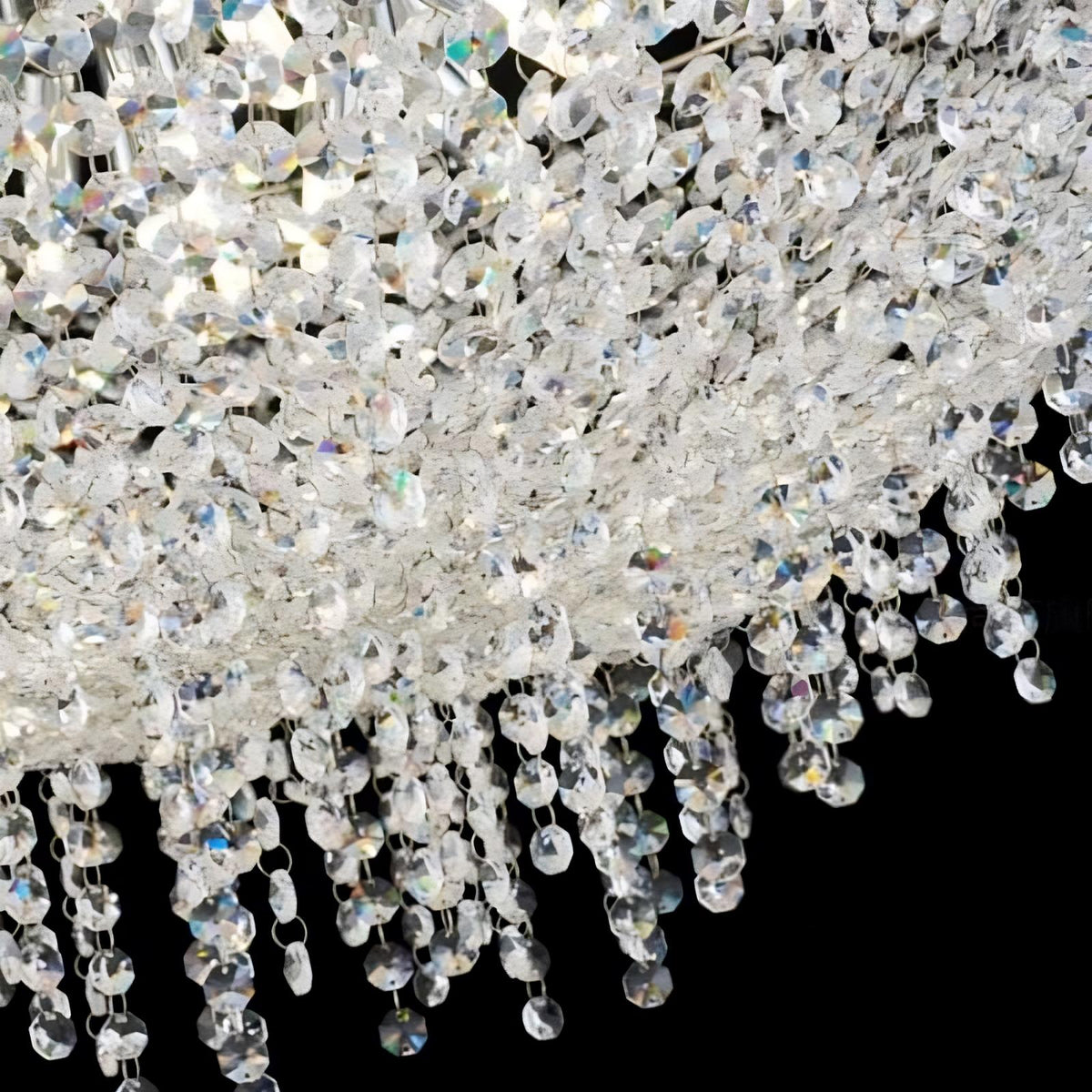 buyAdena Crystal Tassel Chandelier - Morsale