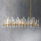 Monclair Radiant Crystal Linear Chandelier 54"