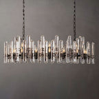 Monclair Radiant Crystal Linear Chandelier 54"