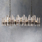 Monclair Radiant Crystal Linear Chandelier 54"