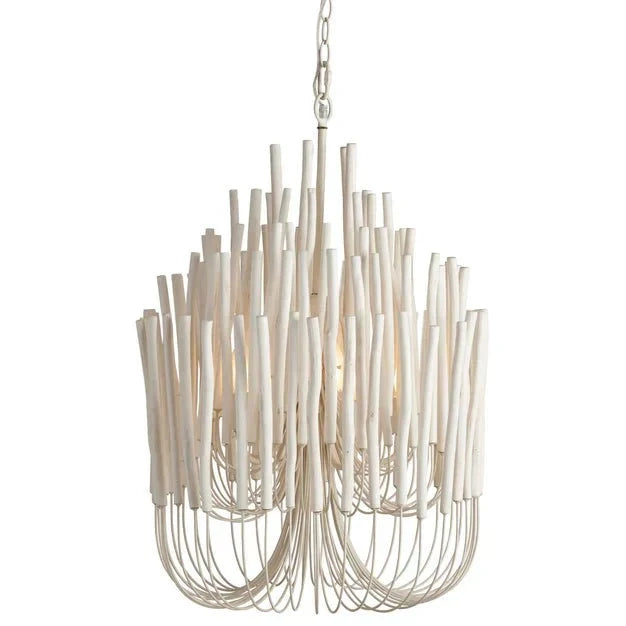 5/6 - Light Modern Branch Modeling Chandelier in White or Black for Stylish Interiors - 5 Lights / D21"*H29"WhiteWarm Lightcasivra