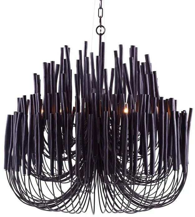 5/6 - Light Modern Branch Modeling Chandelier in White or Black for Stylish Interiors - 5 Lights / D21"*H29"WhiteWarm Lightcasivra