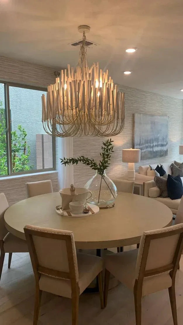 5/6 - Light Modern Branch Modeling Chandelier in White or Black for Stylish Interiors - 5 Lights / D21"*H29"WhiteWarm Lightcasivra