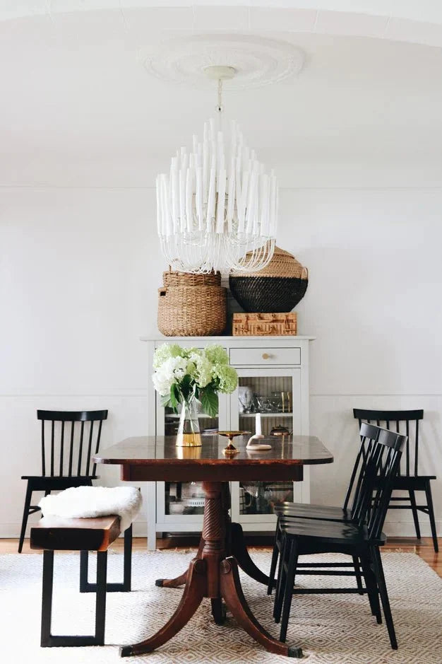5/6 - Light Modern Branch Modeling Chandelier in White or Black for Stylish Interiors - 5 Lights / D21"*H29"WhiteWarm Lightcasivra