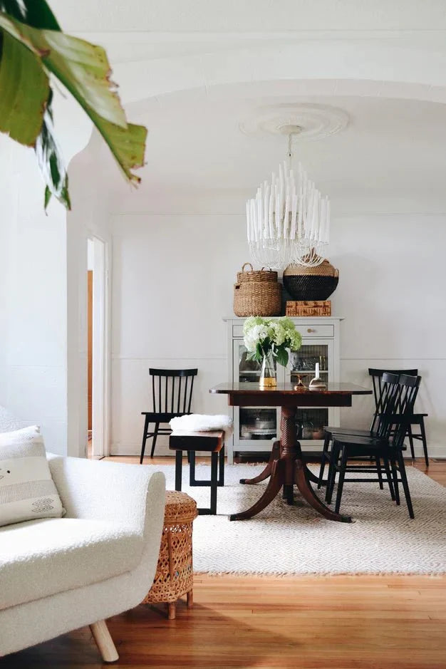 5/6 - Light Modern Branch Modeling Chandelier in White or Black for Stylish Interiors - 5 Lights / D21"*H29"WhiteWarm Lightcasivra