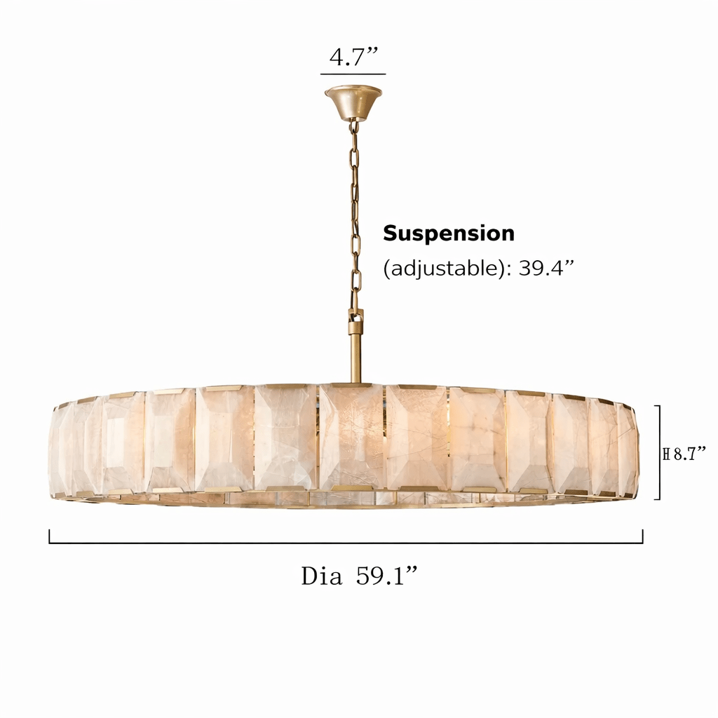 buyBrookhill Modern Calcite Chandelier - Morsale