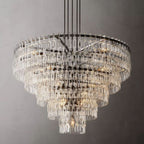 Marignan Modern Crystal Tiered Round Chandelier 60"