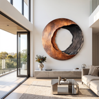 Handcrafted Solid Wood 3D Sculpture Wall Art For Home Living Room