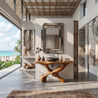 Handcrafted Vanity For Elegant Bathroom Furniture