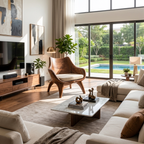 Modern Sculptural Lounge Chair For Living Room