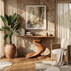 Handcrafted Wood Console Table Furniture Decor