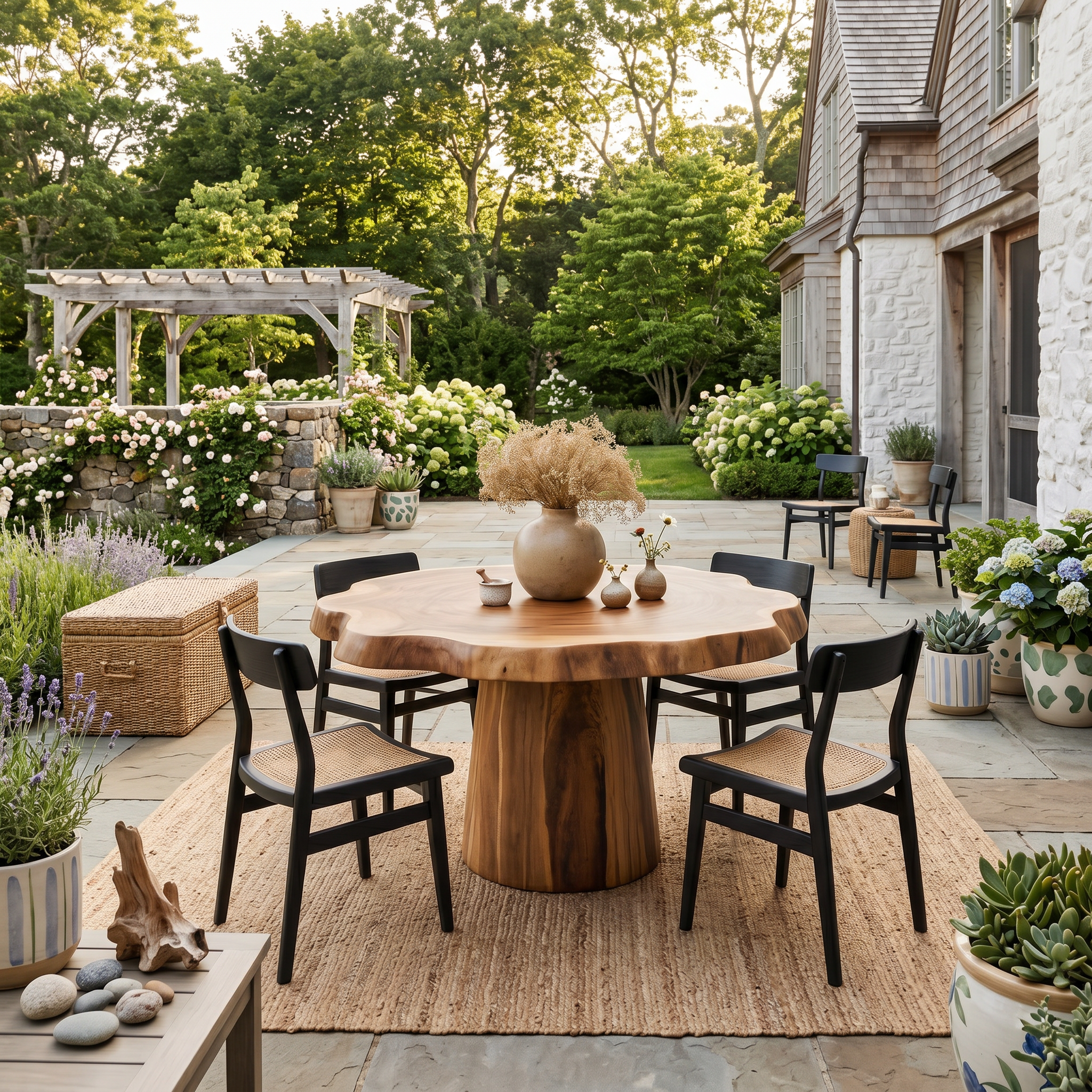 Round Pedestal Dining Table For Modern Kitchen Or Dining Room
