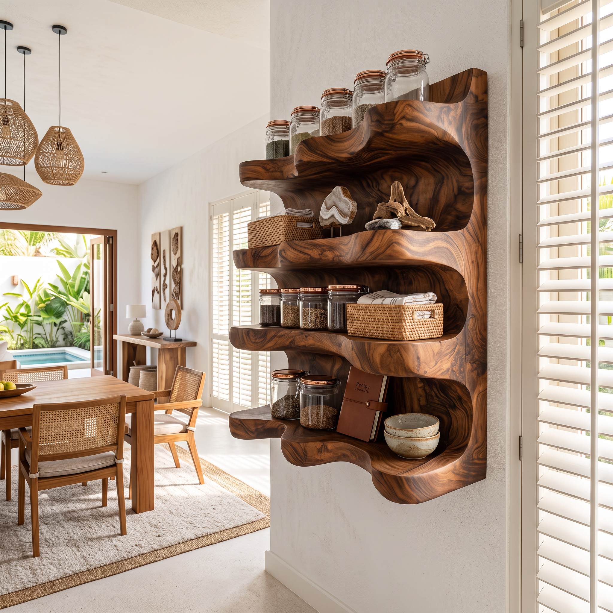 Handmade Spice Storage Rack Farmhouse Style For Kitchen