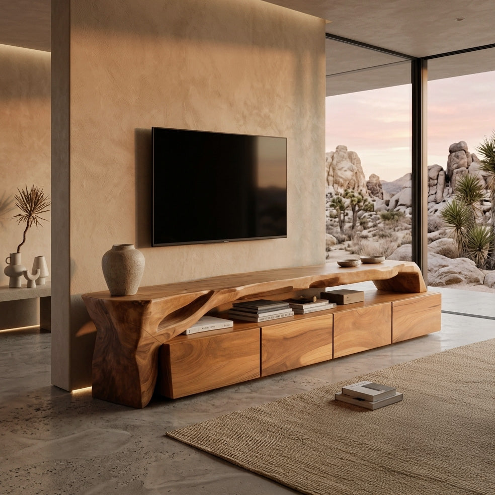 Modern TV Stand With Storage For Living Room