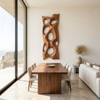 Contemporary Sculptural Wall Art With Abstract Design For Entryway