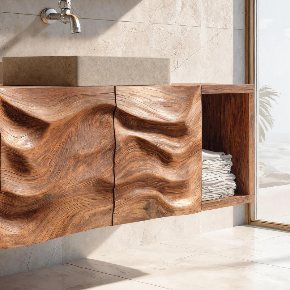 Minimal Bathroom Vanity With Drawers For Bathroom Interior