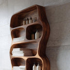 Contemporary Wall Shelf For Bathroom Space