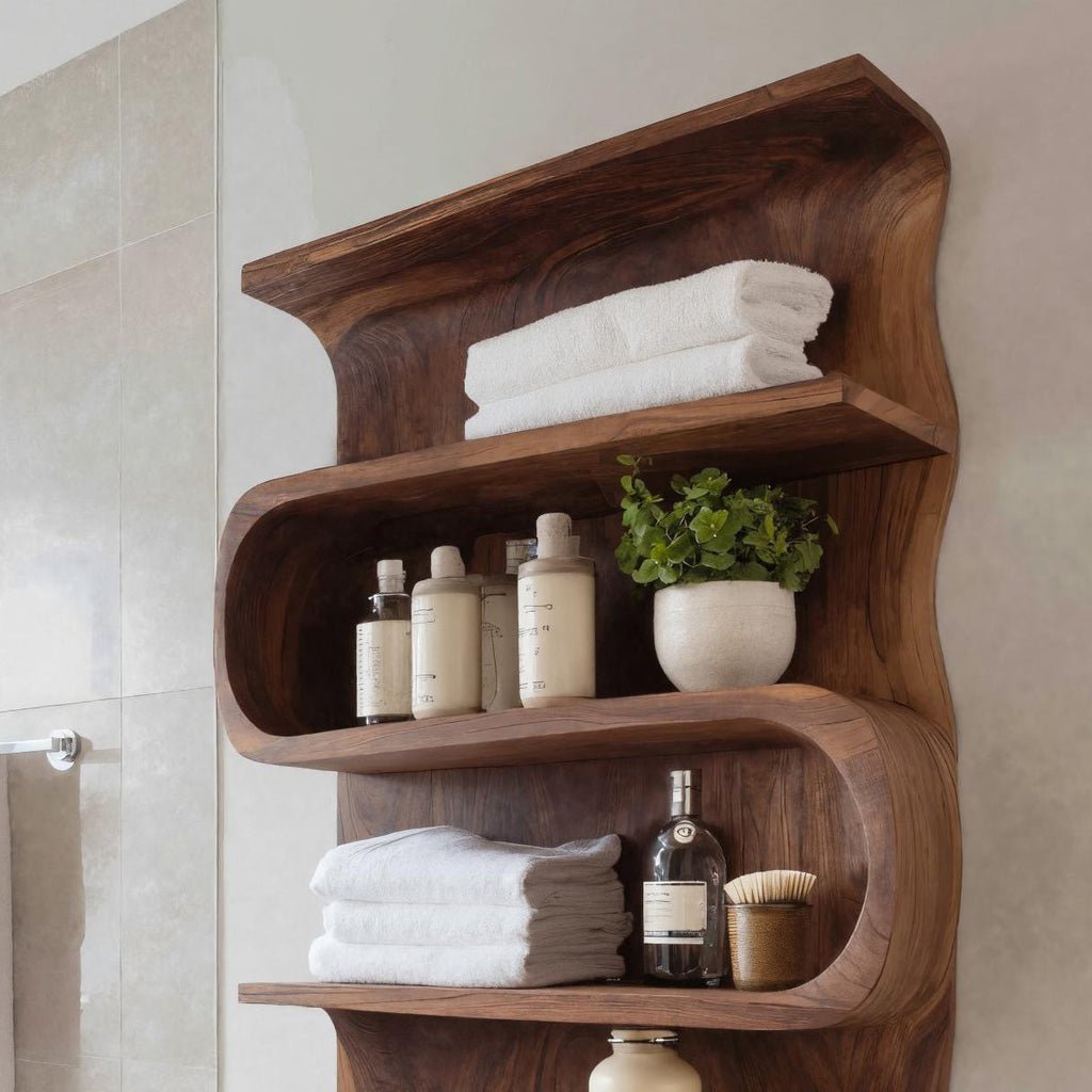 Modern Wall Shelf For Bathroom Interior