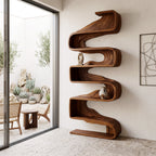 Artistic Sculptural Bookshelf For Living Room