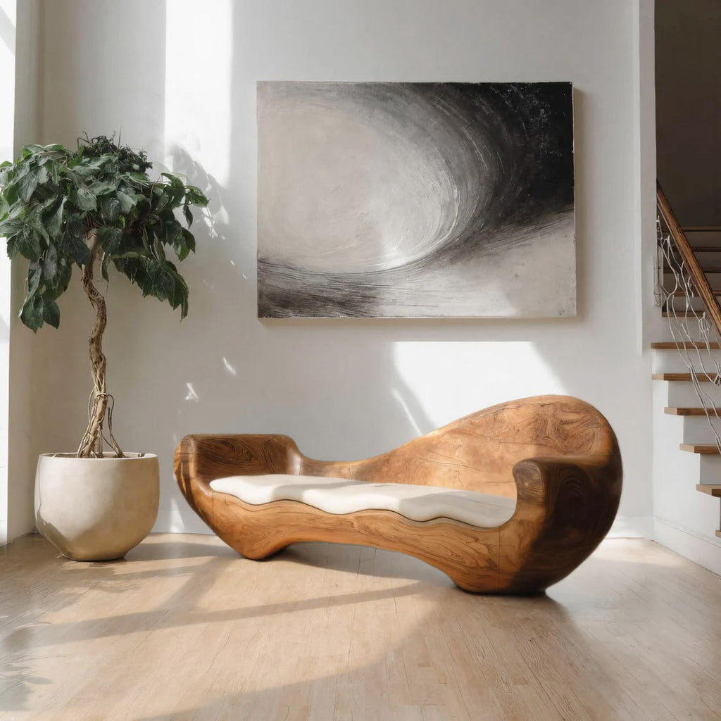 Artistic Sofa With Organic Design For Living Room