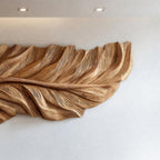 Organic Feather Wall Art Nature Inspired For Home Decor