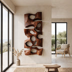 Modern Abstract Wall Sculpture For Living Room