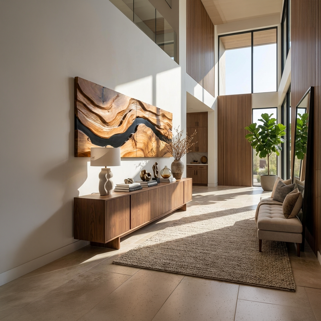 Modern Statement Wall Sculpture For Living Room