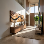 Modern Statement Wall Sculpture For Living Room