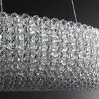 Halo Stranded Crystal Round Chandelier 59"