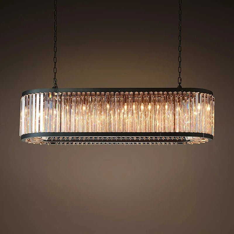 buyGio Amber Crystal Dining Chandelier - Morsale