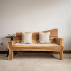 Artistic Live Edge Sofa For Living Room