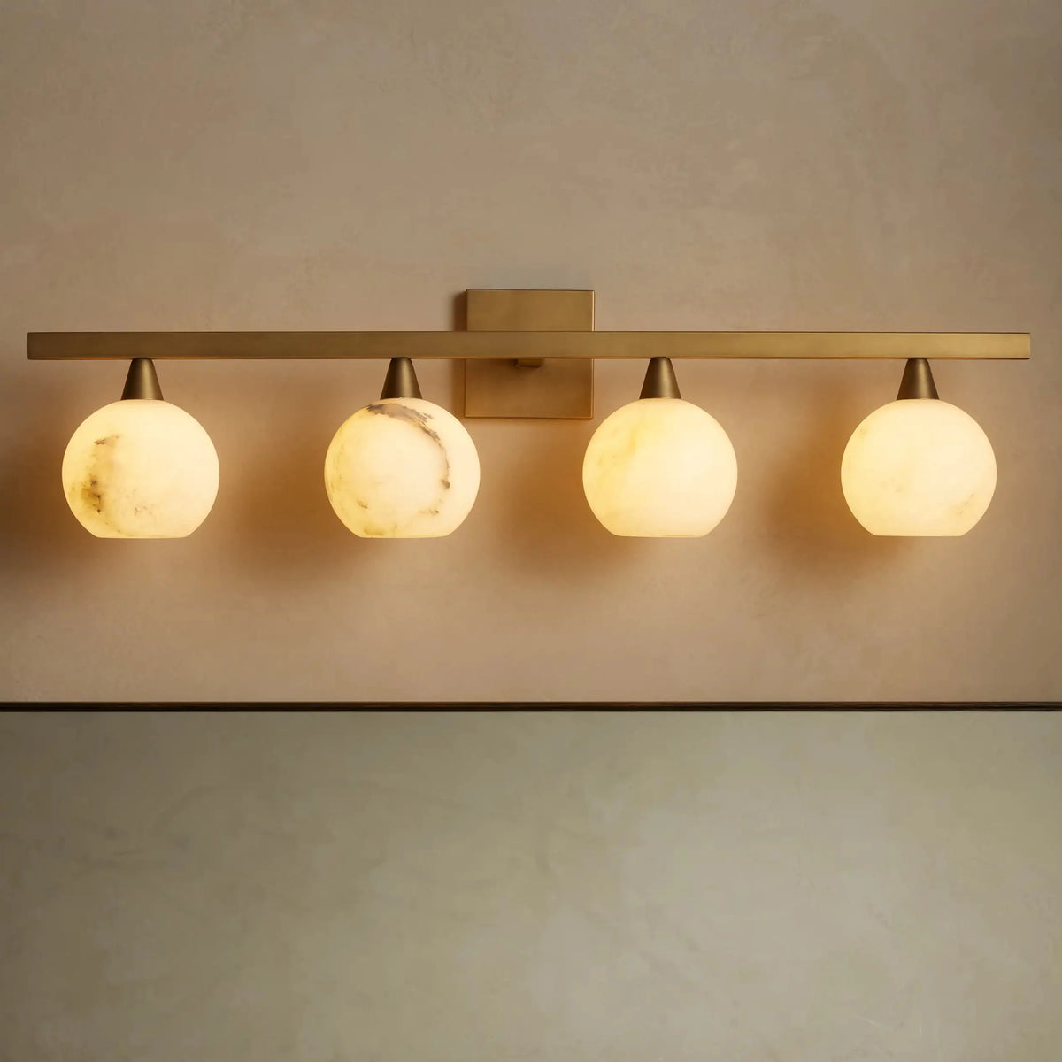 Arica Alabaster Sconce 4 Light