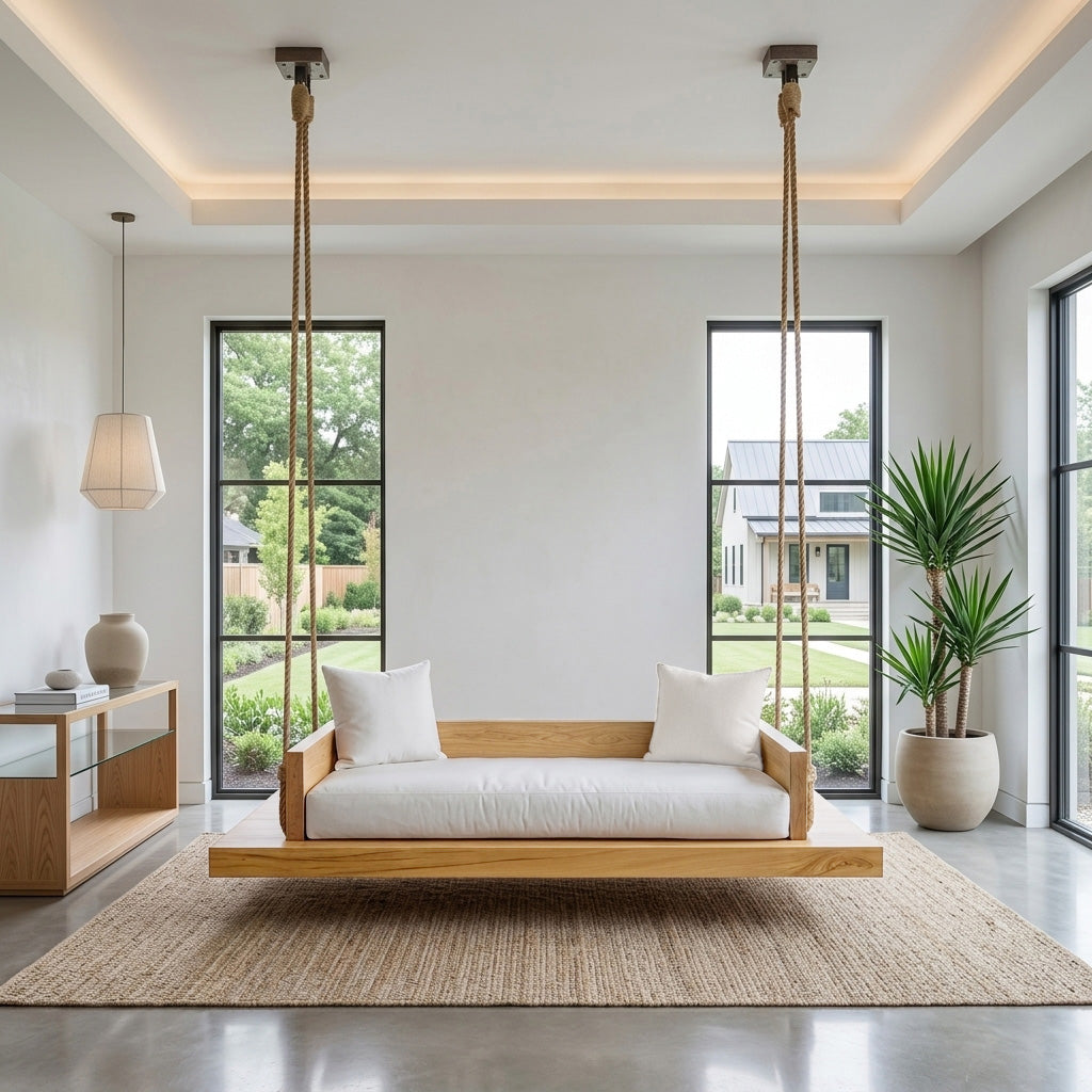 Modern Hanging Ceiling Swing For Living Room Or Studio