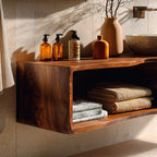 Organic Sculptural Bathroom Vanity For Modern Bathroom Interior