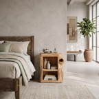 Handcrafted Live Edge Nightstand For Elegant Bedroom