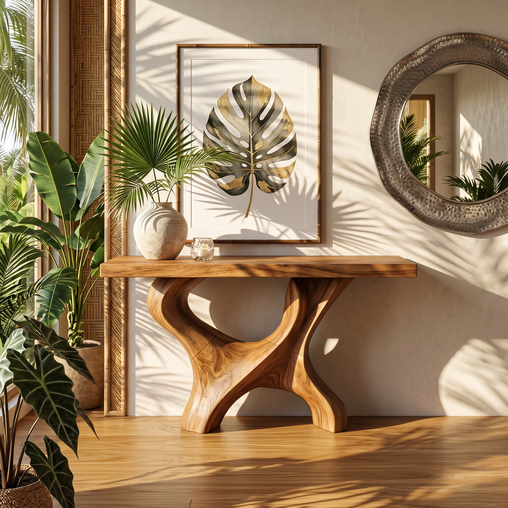 Handcrafted Entryway Storage Furniture Decor