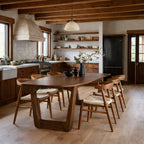 Quiet Luxury Dining Table With Soft Sculptural Edges For Dining Room