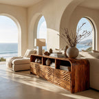 Luxury Solid Wood Sideboard For Living Room