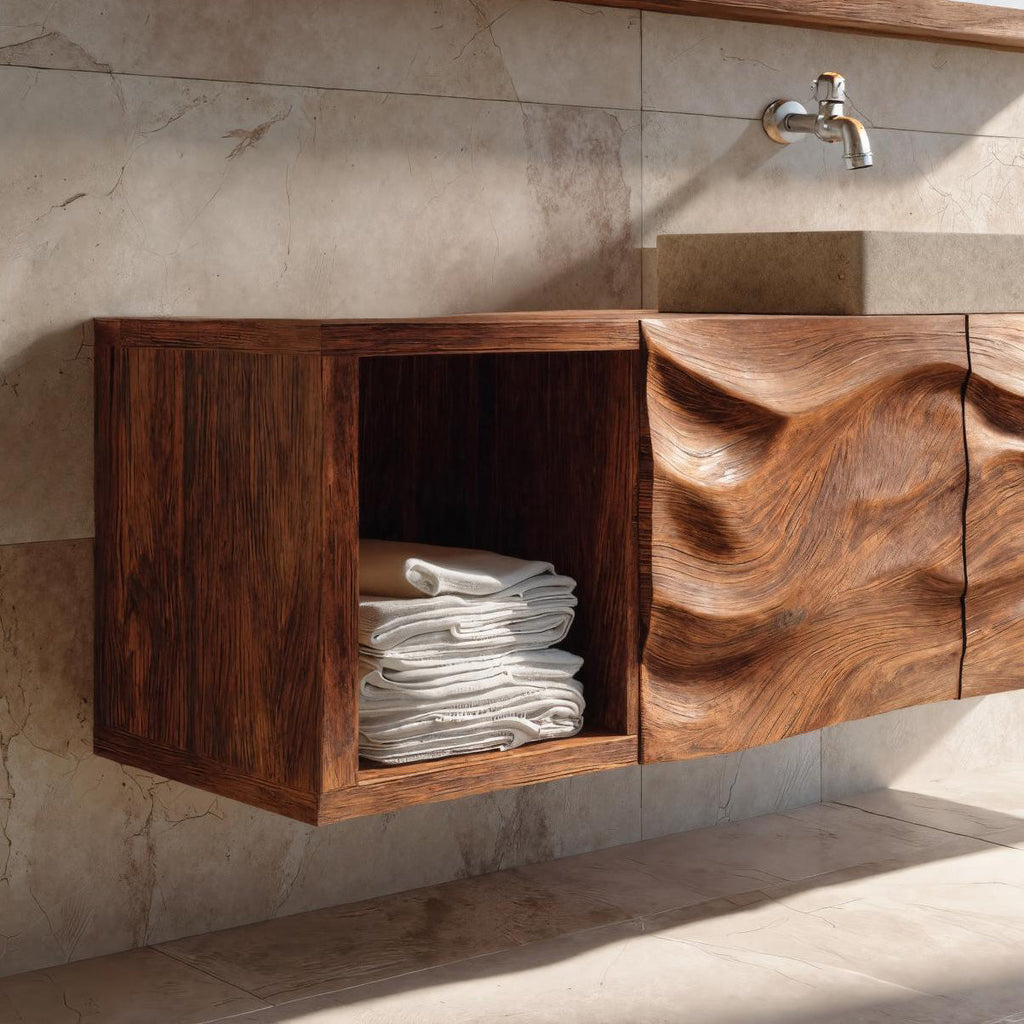 Minimal Bathroom Vanity With Drawers For Bathroom Interior