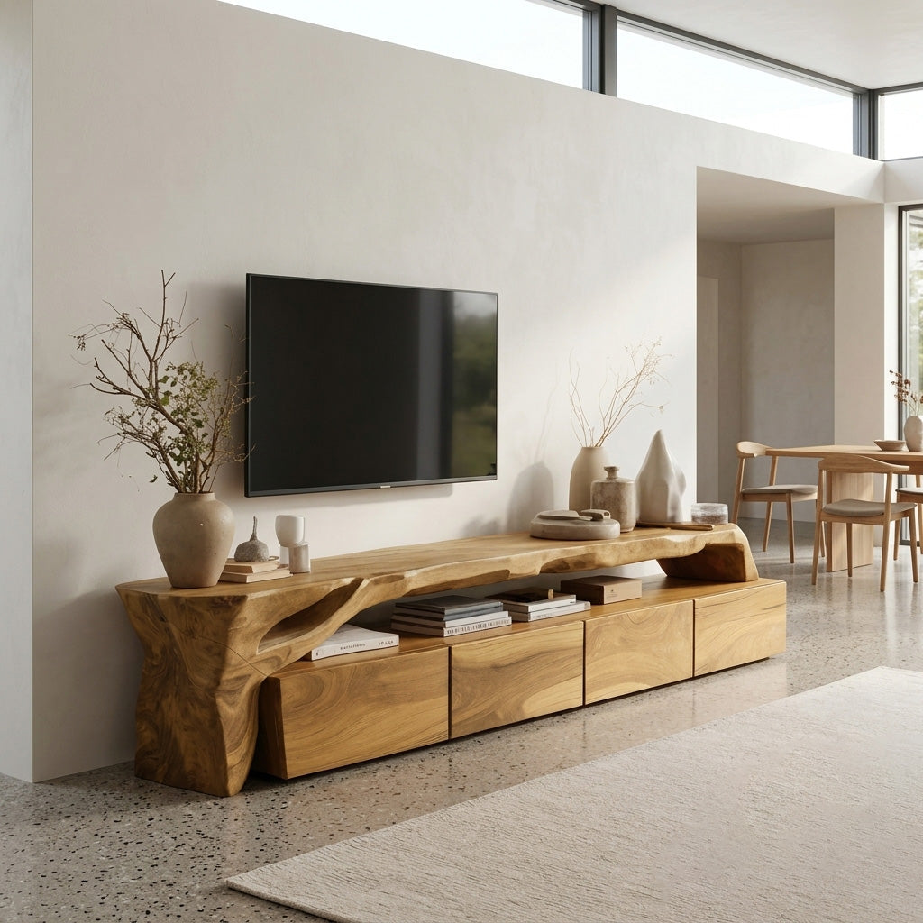 Modern TV Stand With Storage For Living Room