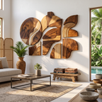 Farmhouse Wooden Wall Art Sculpture For Home Decor