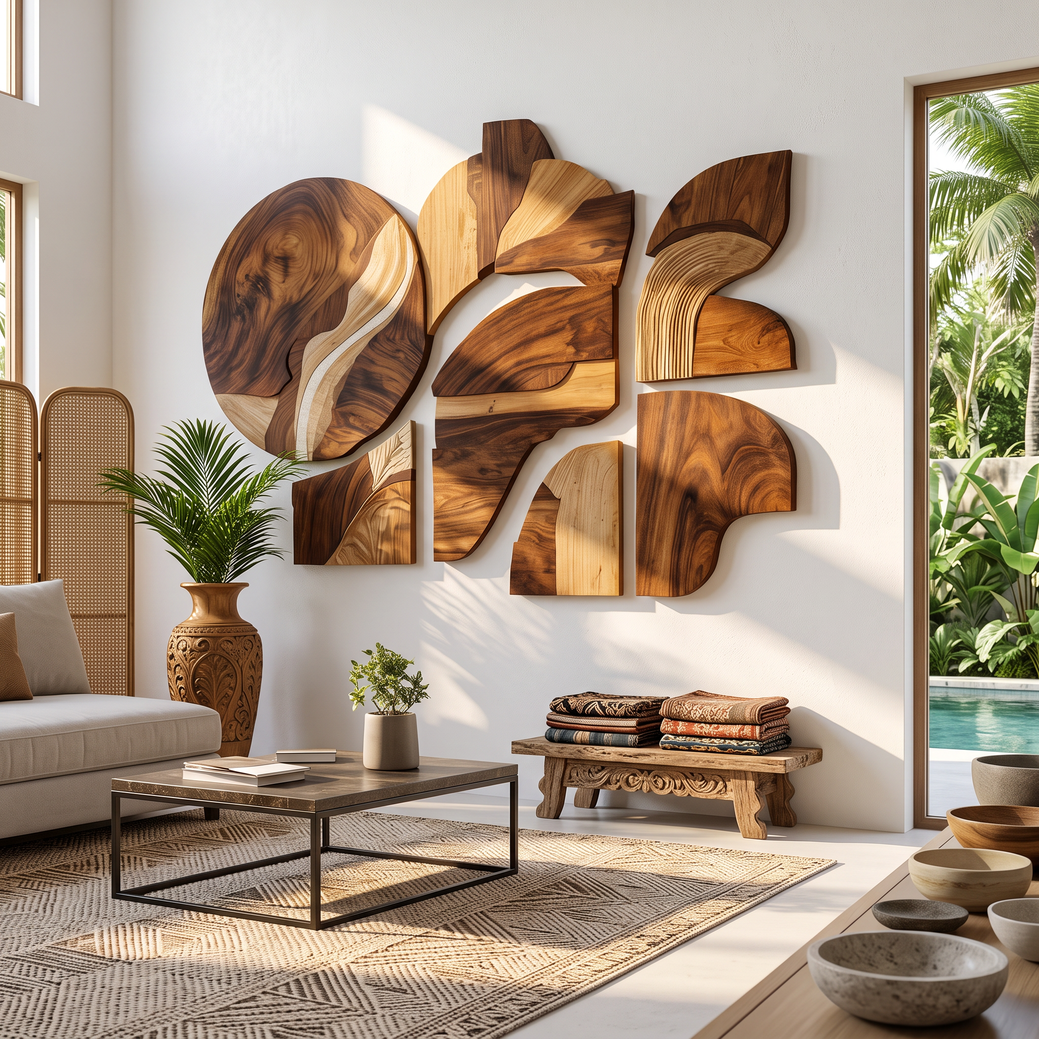Farmhouse Wooden Wall Art Sculpture For Home Decor