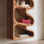 Organic Wall Bathroom Storage For Modern Bathroom Interior