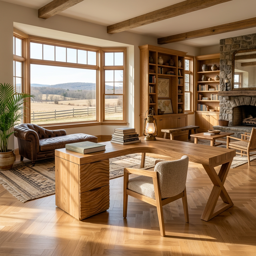 Contemporary L Shaped Workstation Desk For Study Room
