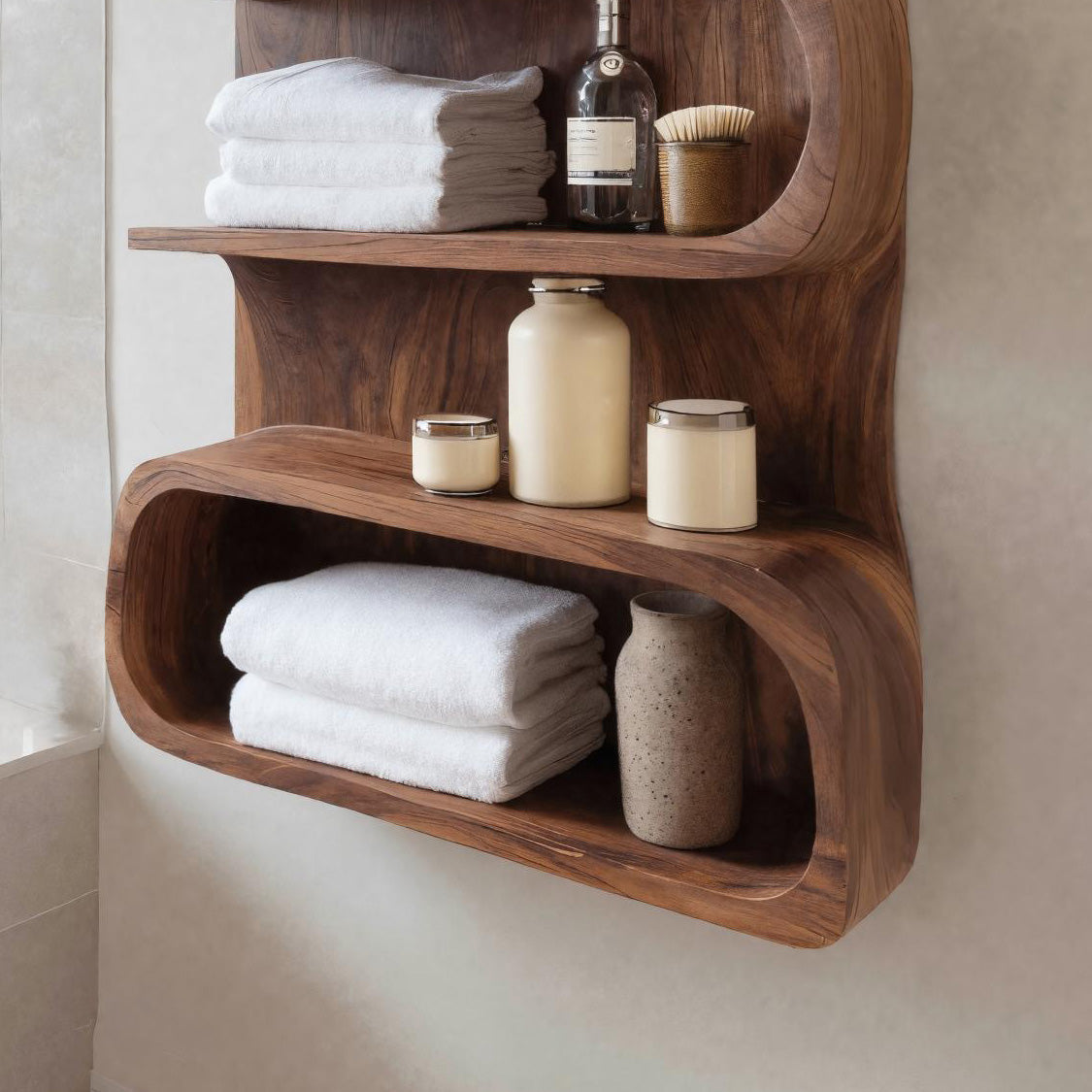 Modern Wall Shelf For Bathroom Interior